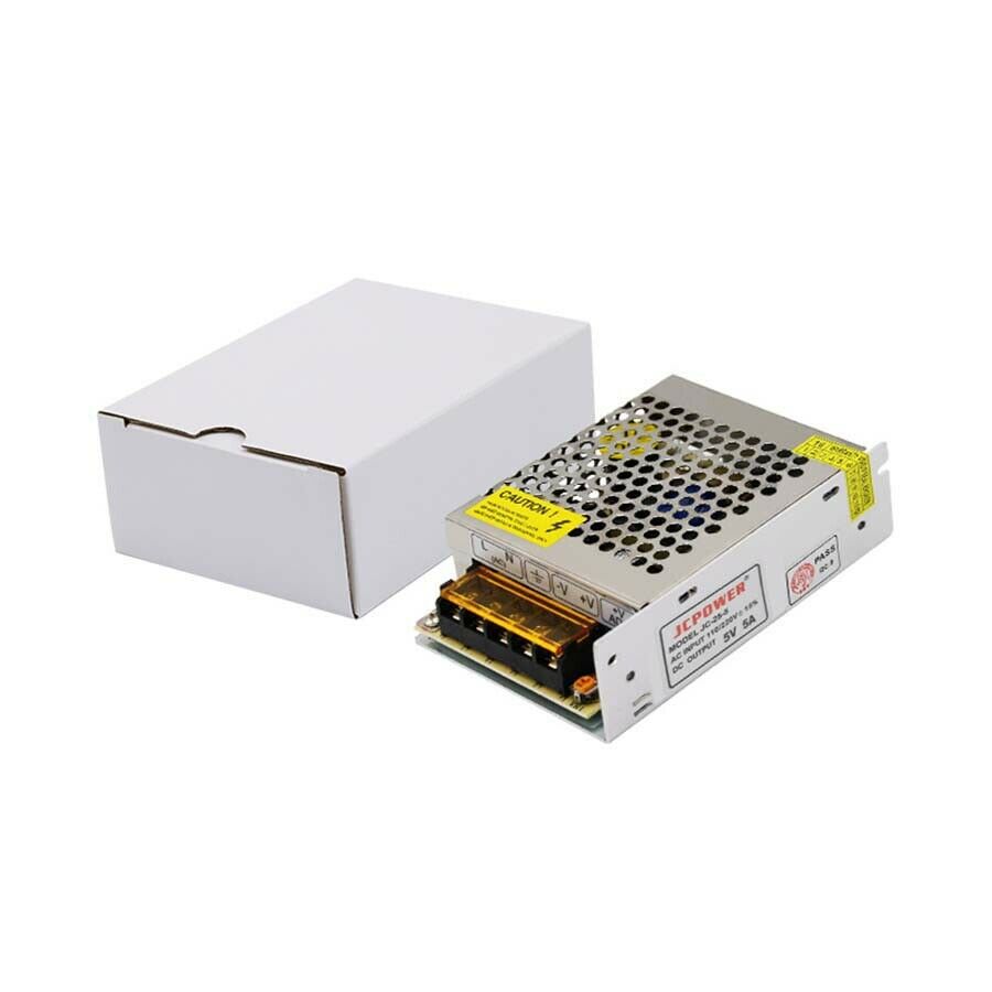 5V 5A 25W DC Regulated Switching Power Supply Driver Transformer LED Monitor