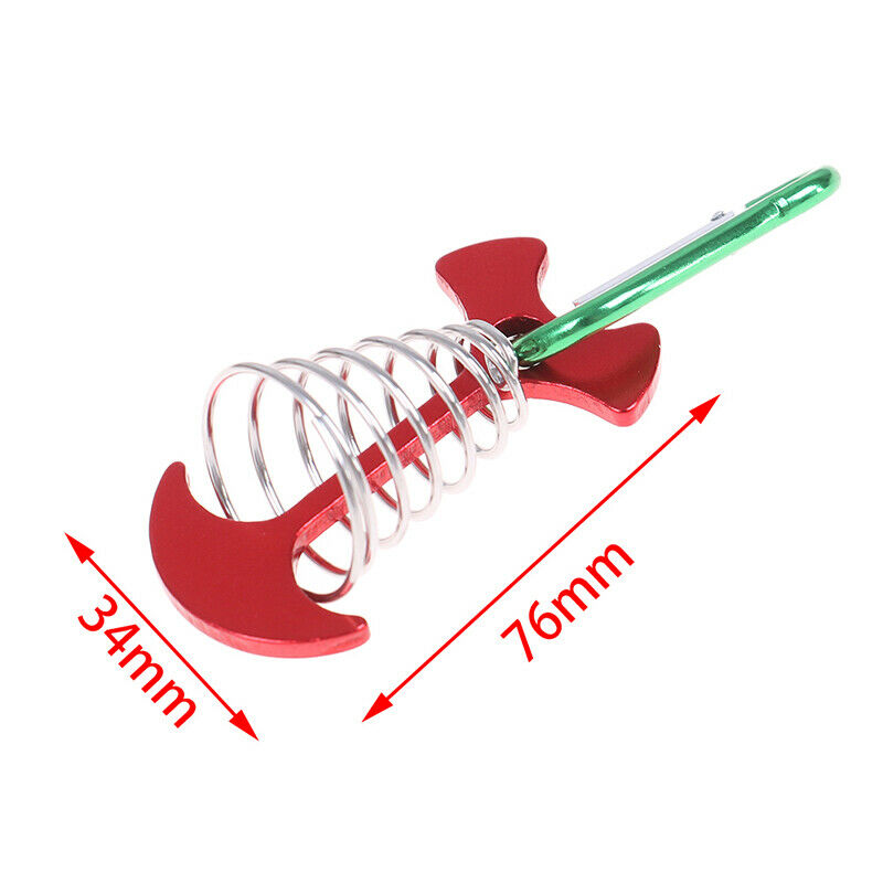 Fishbone Anchor Tent Pegs Hiking Camping Deck Garden Stakes Adjuster TensZFCA