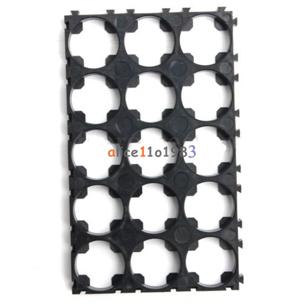 10PCS 3x5 18650 Cell Battery Spacer Radiating Shell Plastic Heat Holder Bracket