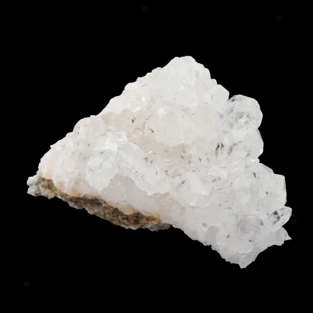 White Crystal Cluster VUG Specimen Natural Stones Minerals Reiki Heal Desk