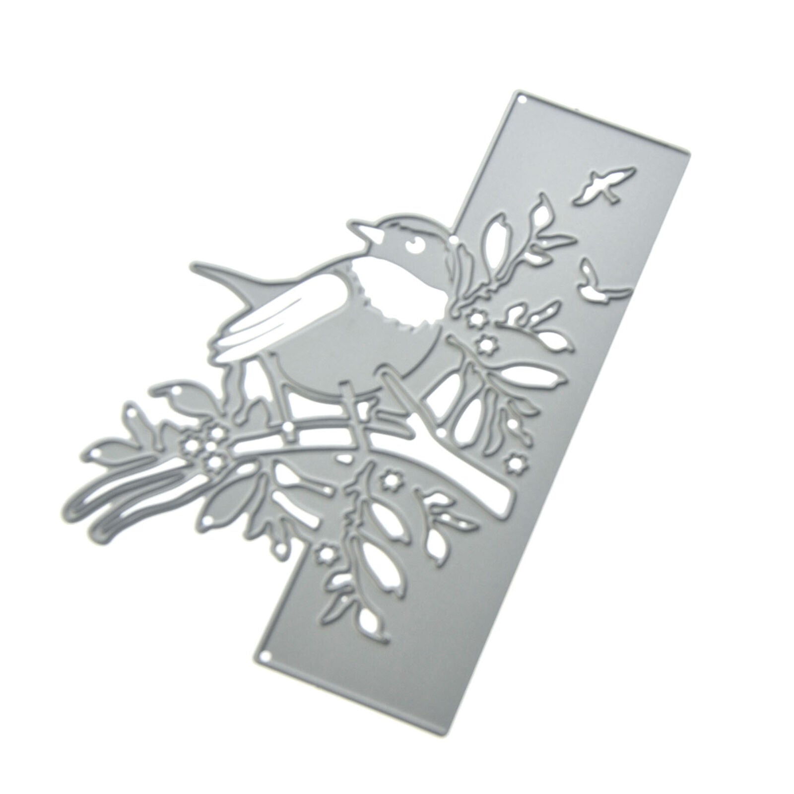 Punching Template Bird Branch Wedding Christmas Birthday Card Album Diary