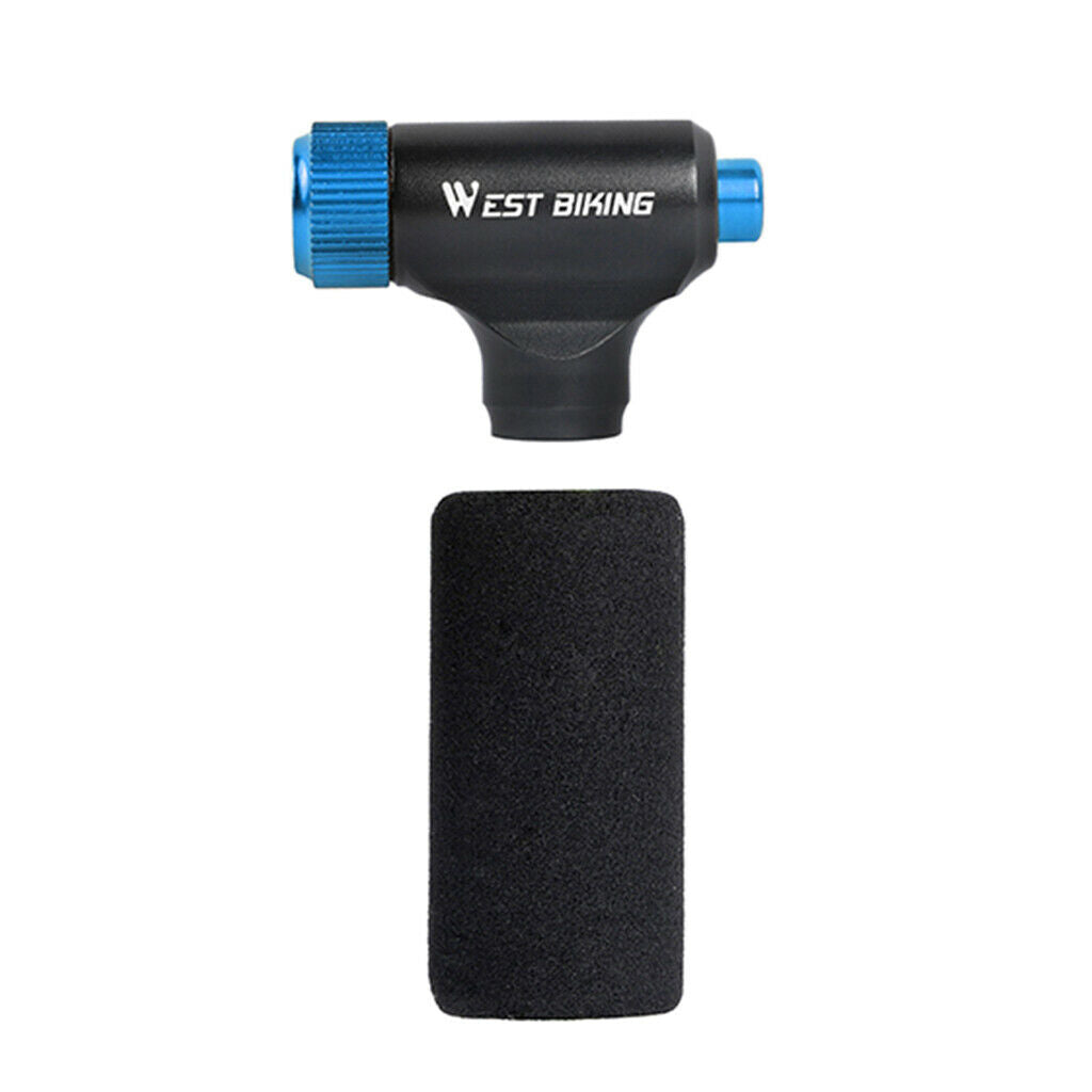 Bicycle Pump Nozzle Hose Valve Connector Adapter Head Pumping Part Blue