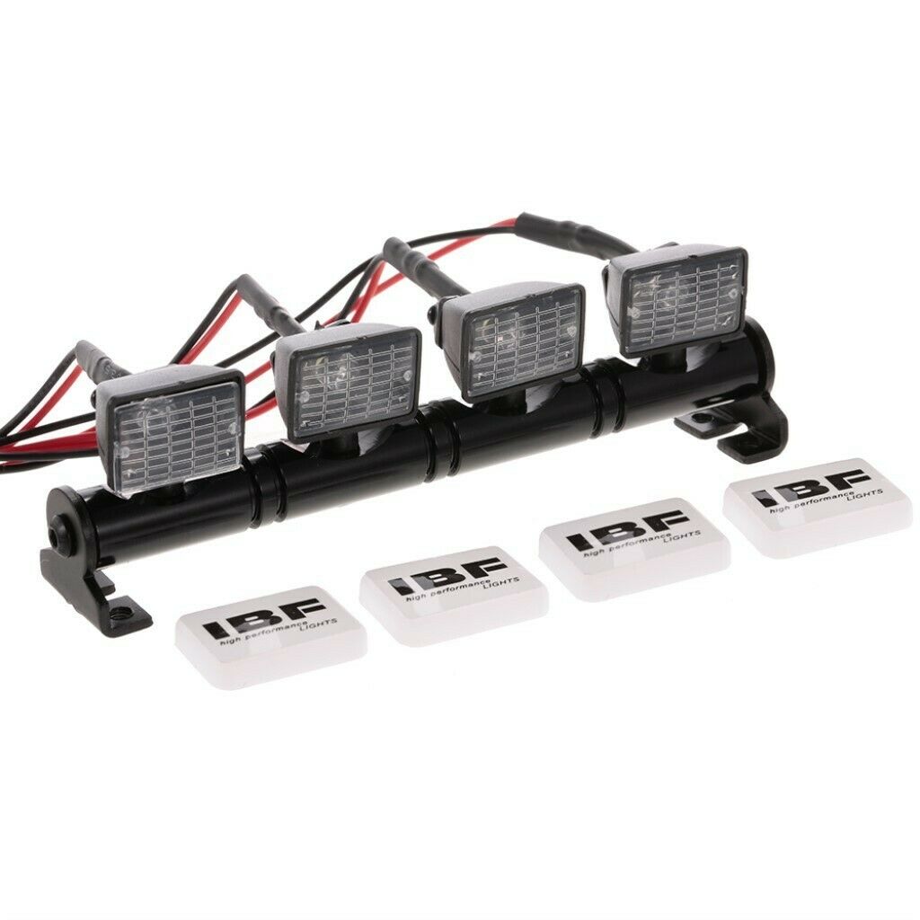 1/10 Rc Car Square Led Light Bar For Hsp Redcat Axial Scx10 -4