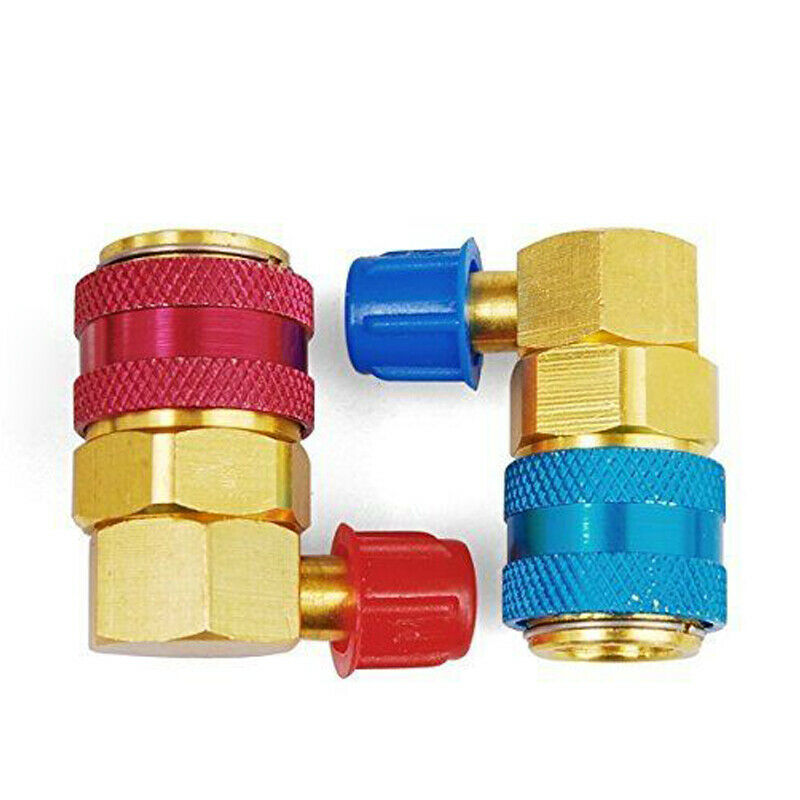 Car R134a Air  Quick Connector A/C Manifold Gauge Hi/Lo Coupler Adapter