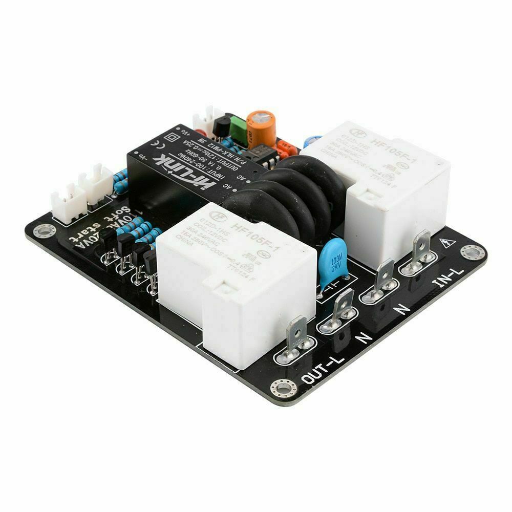 2000W High Power Soft Start Board 30A Dual Temperature Control for Amplifier