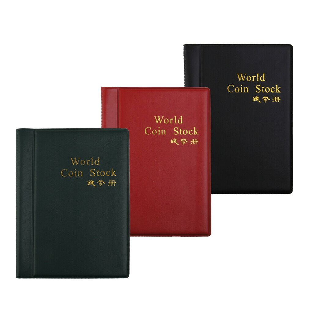 3x Mini Coin Storage Album Book Specie Money Medallions Collection Holder