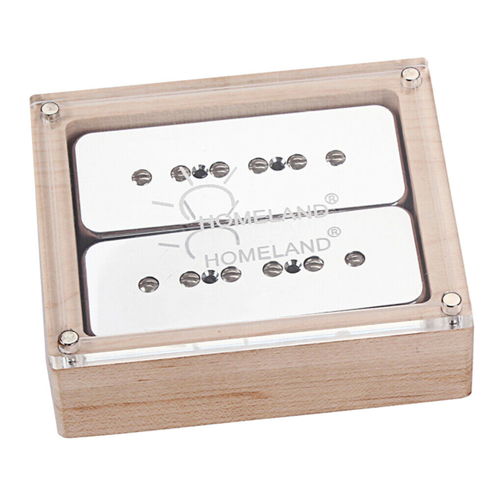 2pcs/set P90 Guitar Pickups Single Coil Humbucker Pickups Neck&Bridge Chorme