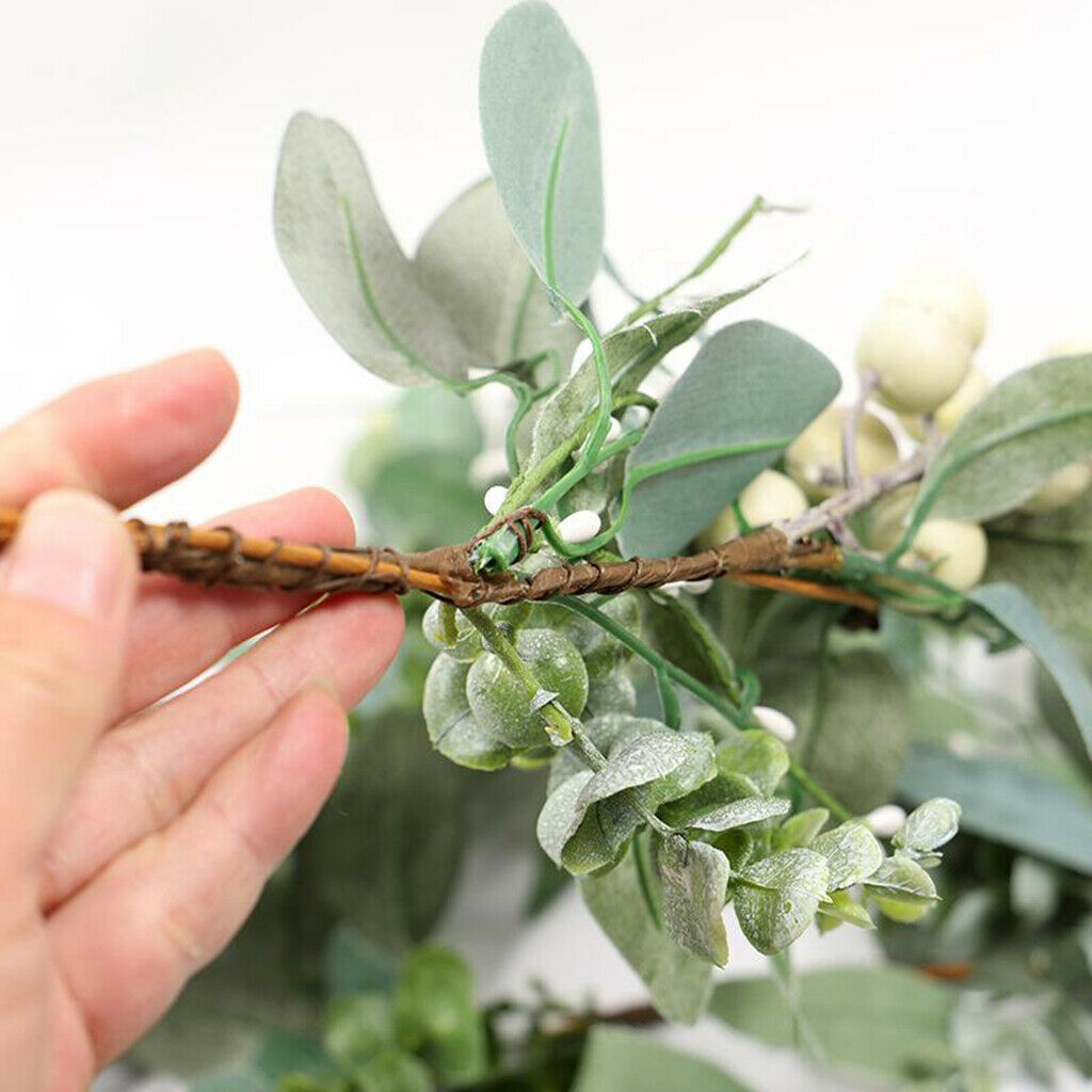 2M Artificial Vines Faux Eucalyptus Garland Greenery Vine Plant for Wedding