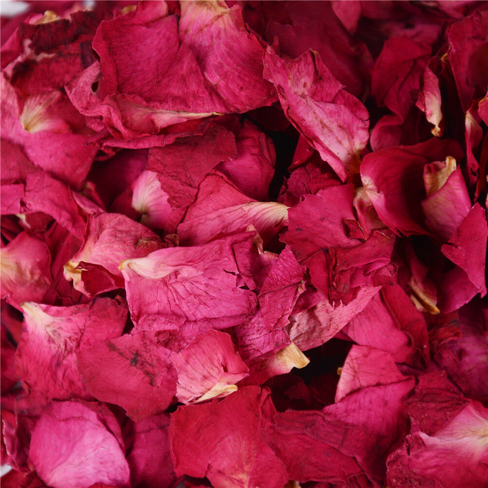 50g Dried Rose Petals Natural Dry Flower Petal Spa Whitening Shower Bath T.l8