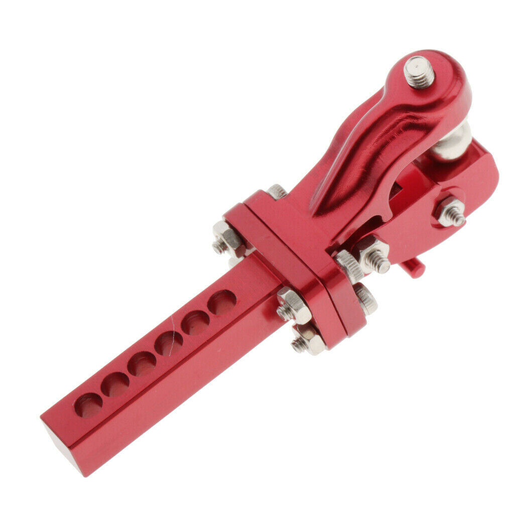 Metal Red RC Car Drop Hitch Receiver for 1/10 Axial SCX10 90046 Replacements
