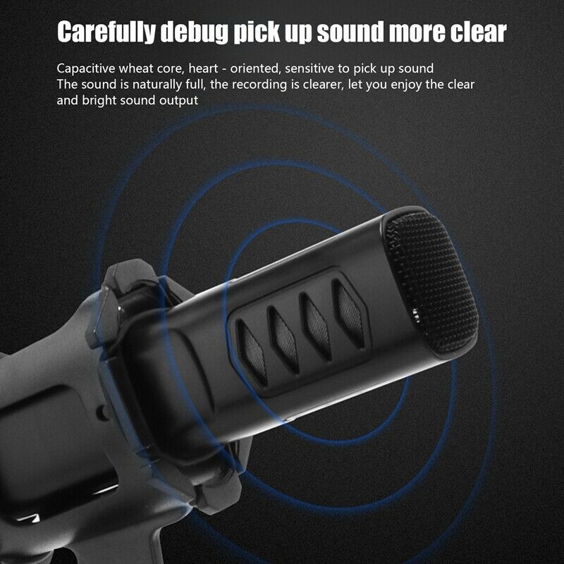 Type C Condenser Microphone Phone Microphone for Phone Laptop Singing Gaming SI9