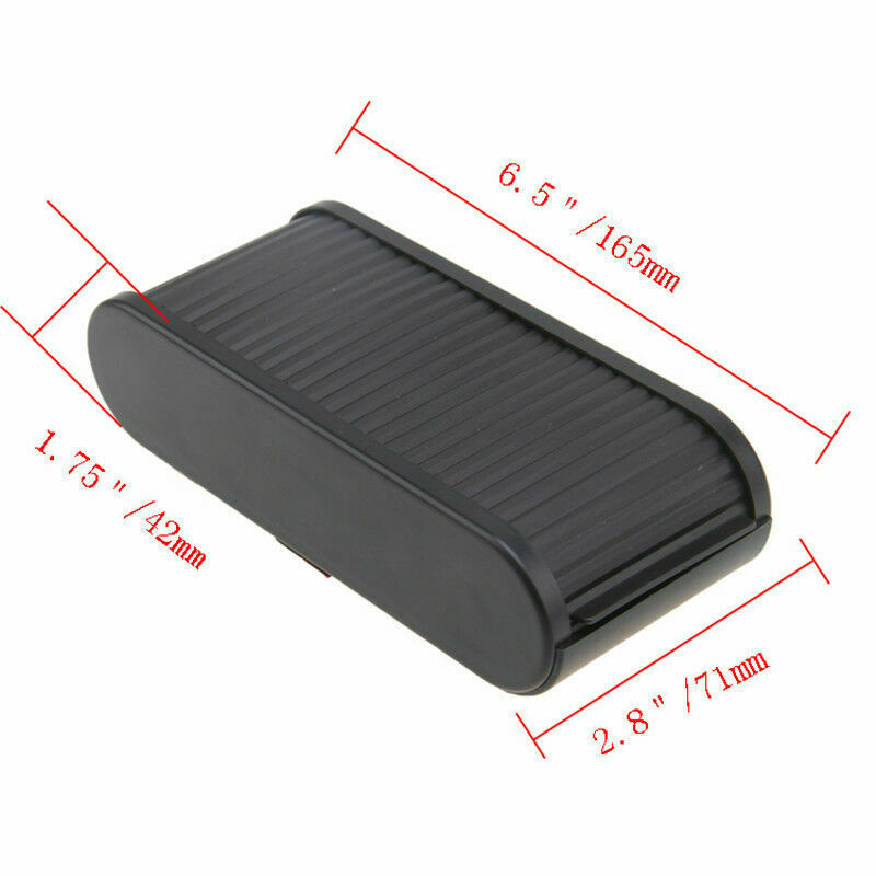 Black Universal Car Telescopic Storage Box Interior Pocket Coins Case Container