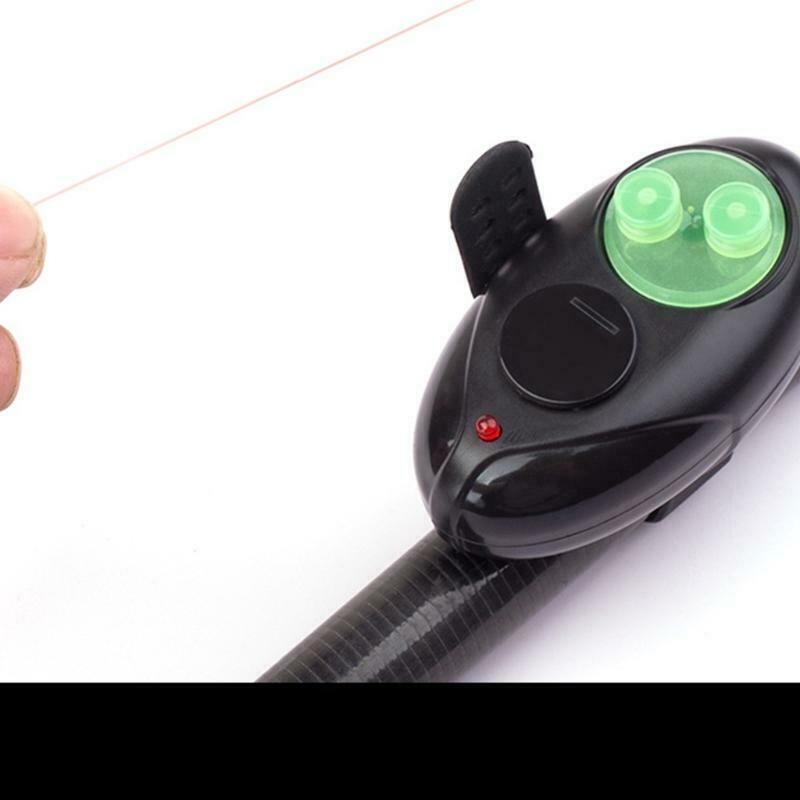 Fish Bite Alarms Electronic Fishing Bait Alarm with Sound Lights Indicator