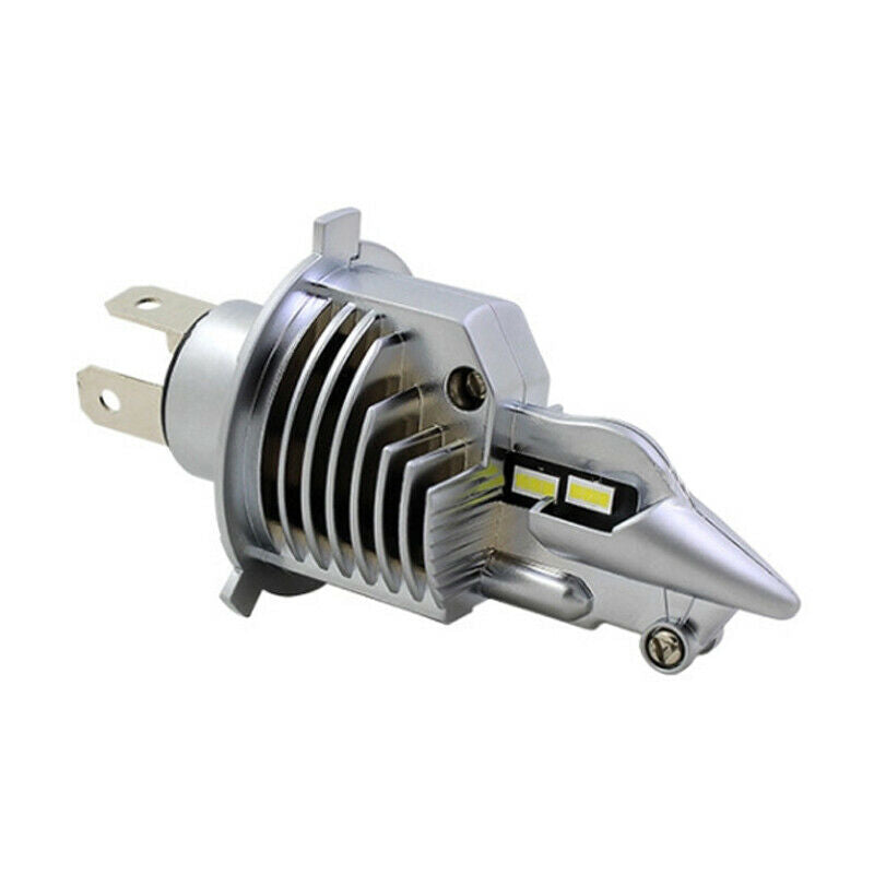 1x Motorcycle Car H4 9003 HB2 LED Headlight Bulb 6000LM Hi/Low Beam Built-in fan