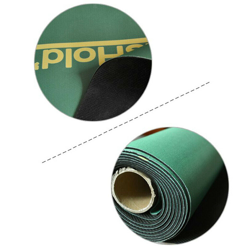 Rubber Poker Table Layout Tabletop Mat Anti-slip Roll-up Smooth Craps Green