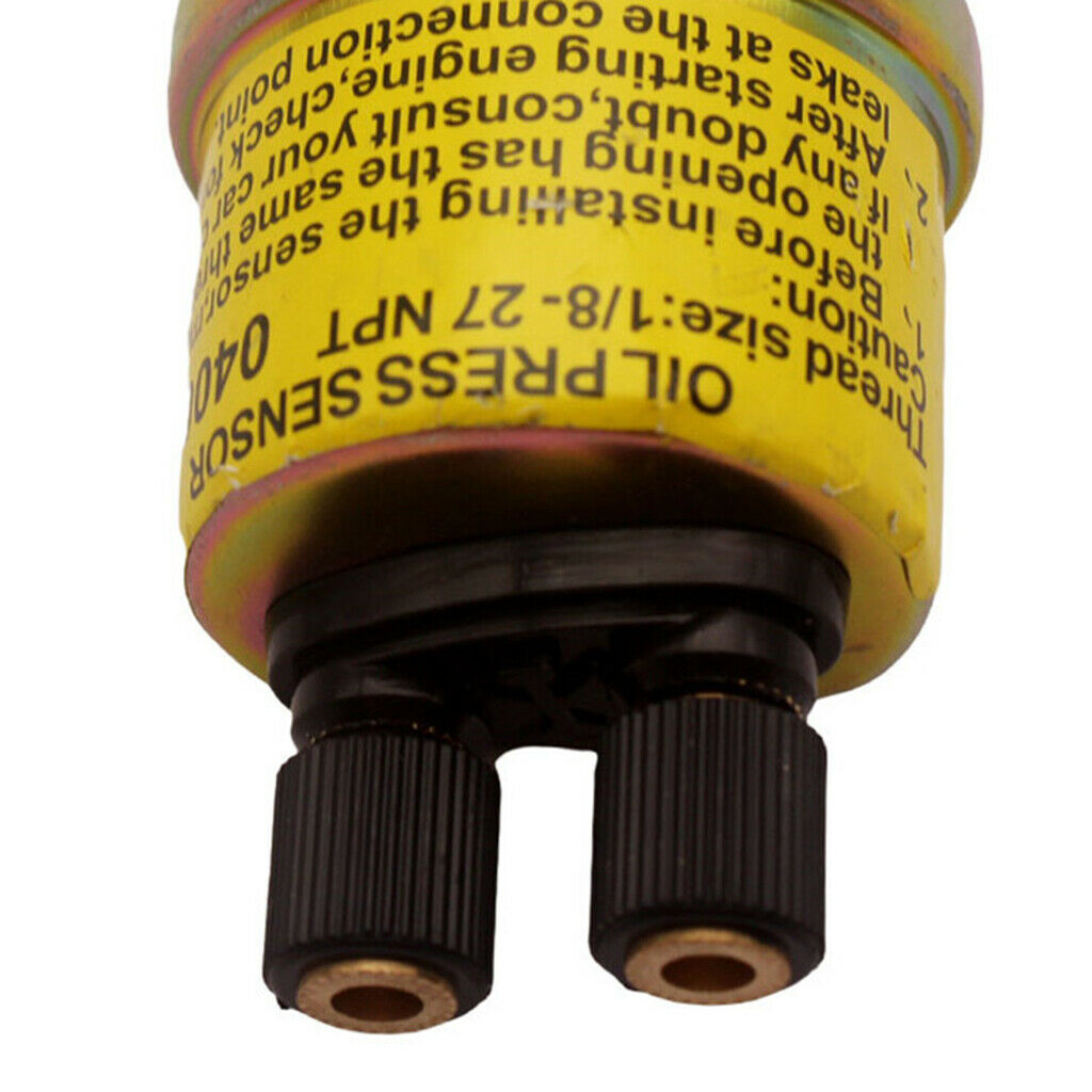 Oil pressure sensor for gauges 1/8 NPT 0-150 Psi sender unit Gauge 2 Pins