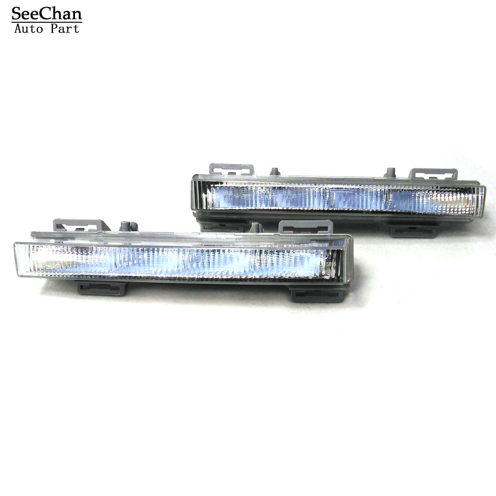 Pair LED Daytime Running Light Lamp Fit Mercedes 2012-15 ML-Class 13-15 GL-Class