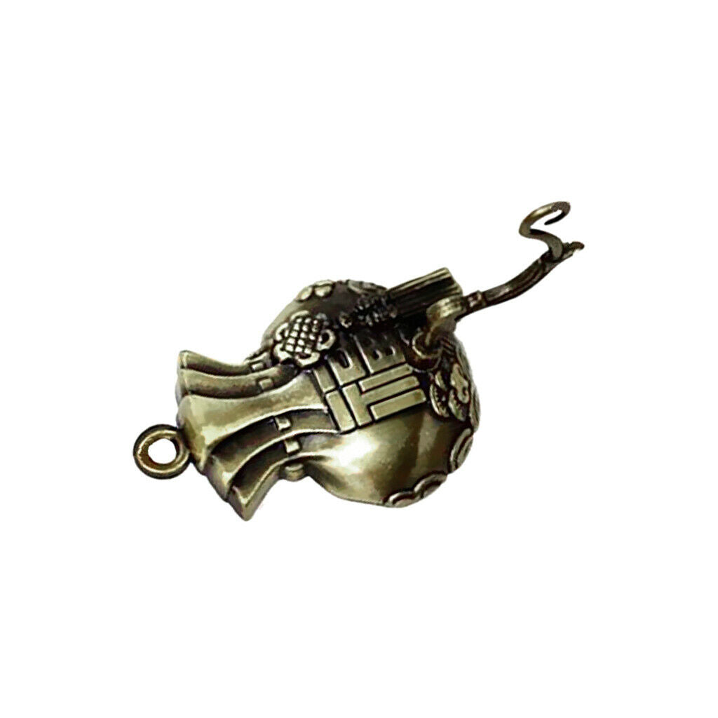 Metal Lucky Bag Pattern Wind Chime Hanger Bell Charm Hook Garden Ornament