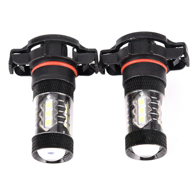 2x PSX24W H16 5202 Super White 160W LED 144 SMD Bulb Fog Light Driving Lamp H LQ
