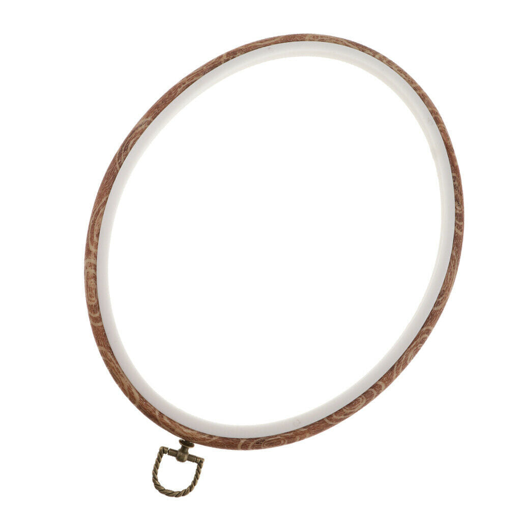 2pcs Plastic Oval Cross Stitch Hoops Needlework Embroidery Sewing Hoops