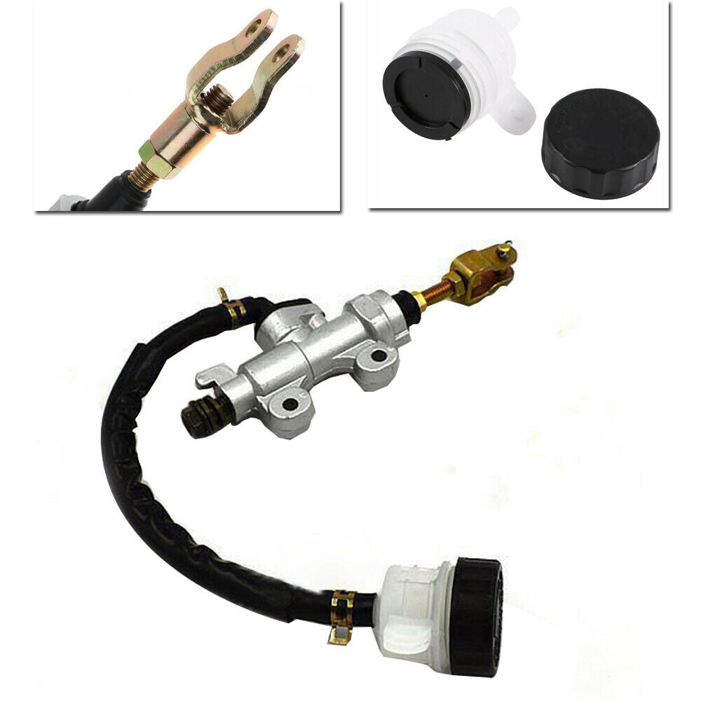 125-150cc Motor ATV Bike Quad Rear Foot Brake Master Cylinder W/ Fluid Reservoir