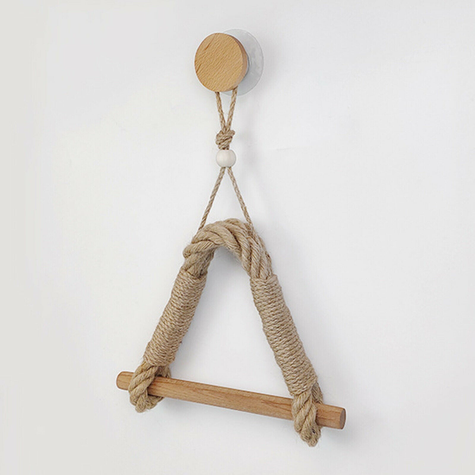 Natural  Rope Toilet Paper Roll Towel Holder Wall Mounted for Bathroom