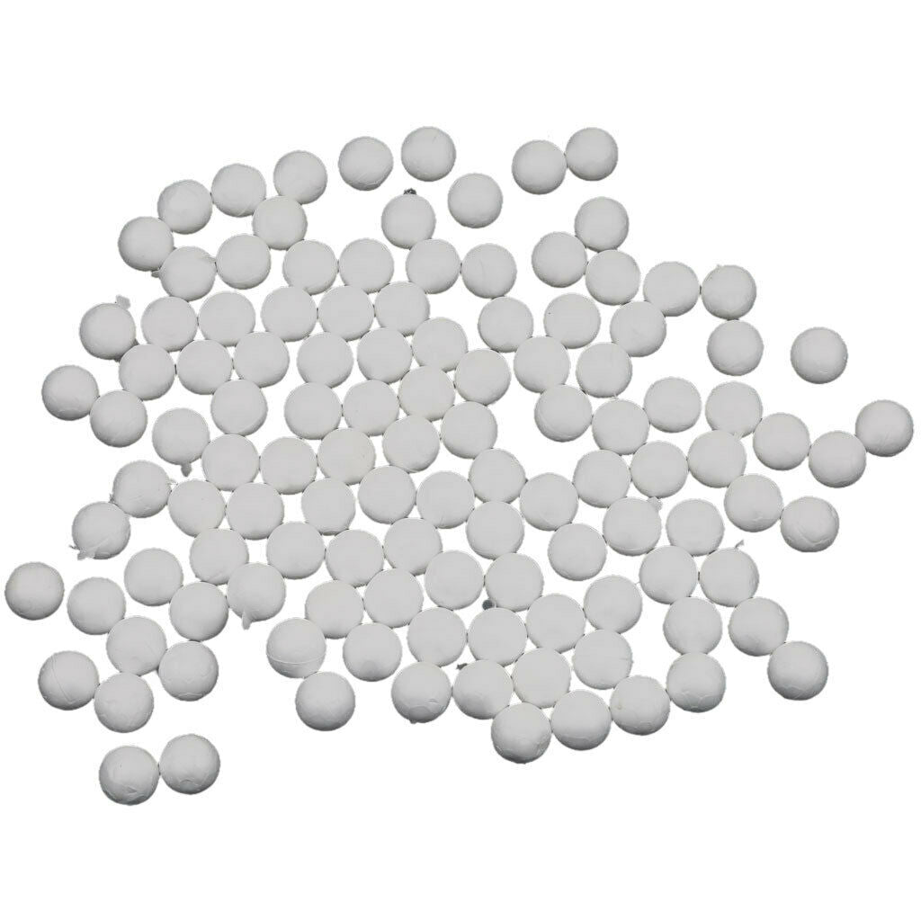 2x100pcs White Modeling Craft Styrofoam Ball Sphere Decoration Kids DIY 15mm