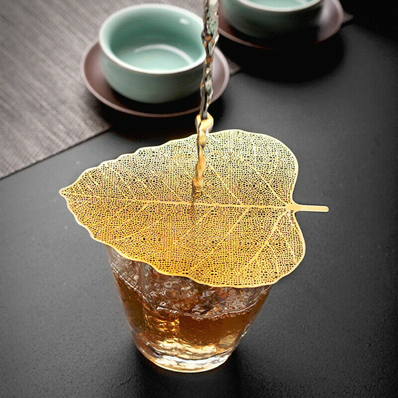 1pc Bodhi Leaf Tea Filter Creative Net Kongfu Tea Accessory Tea Cup Strai.l8