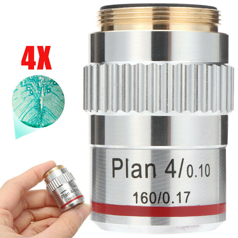 4X Plan Achromatic Objective Lens RMS Thread Macro Photography Recommendation