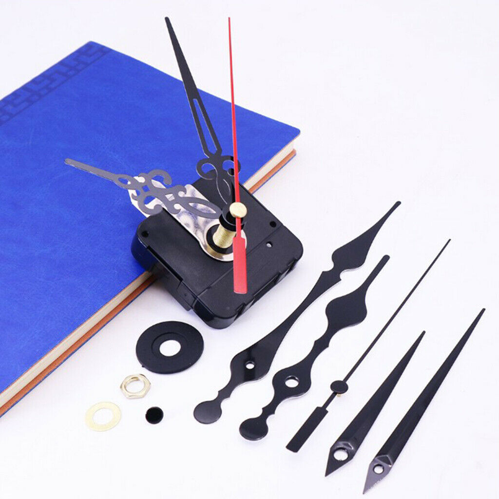 Quartz Clock Movement Mechanism & 3Pairs Hand Wall Repair Tool Parts DIY Kit