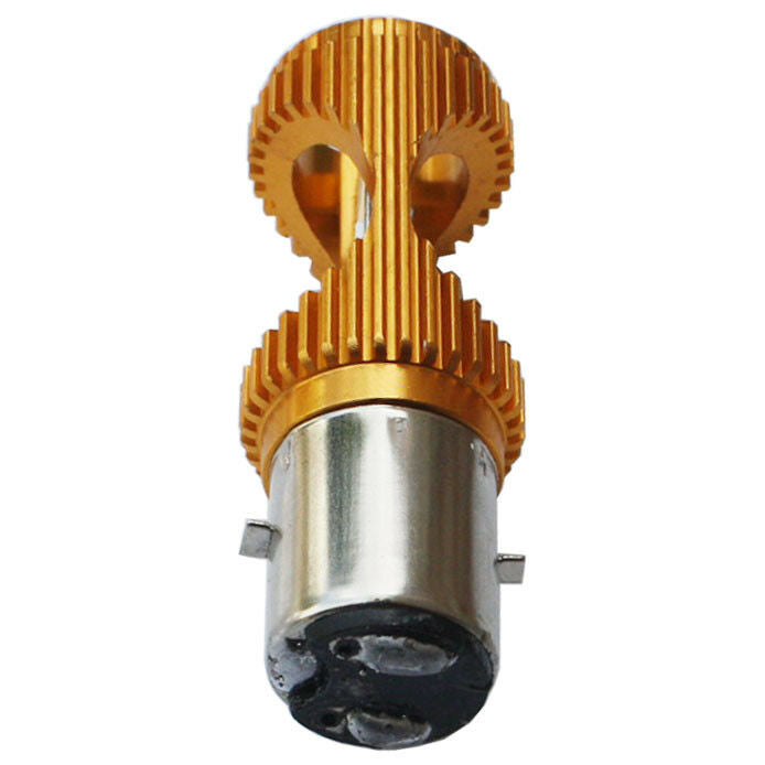 1* H6 BA20D DC12V 24V 36V LED Motor Moped/Scooter/ATV Headlight Bulb Light H/L