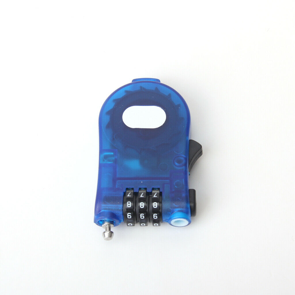 3 Feet Retractable Combination Cable Lock For Bike Bicycle Luggage