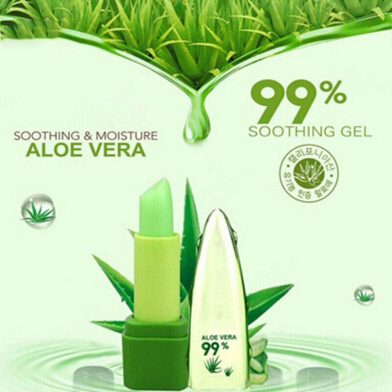 Natürlicher Aloe Lippenbalsam,lang anhaltend,Farbtemperaturänderung OZBD