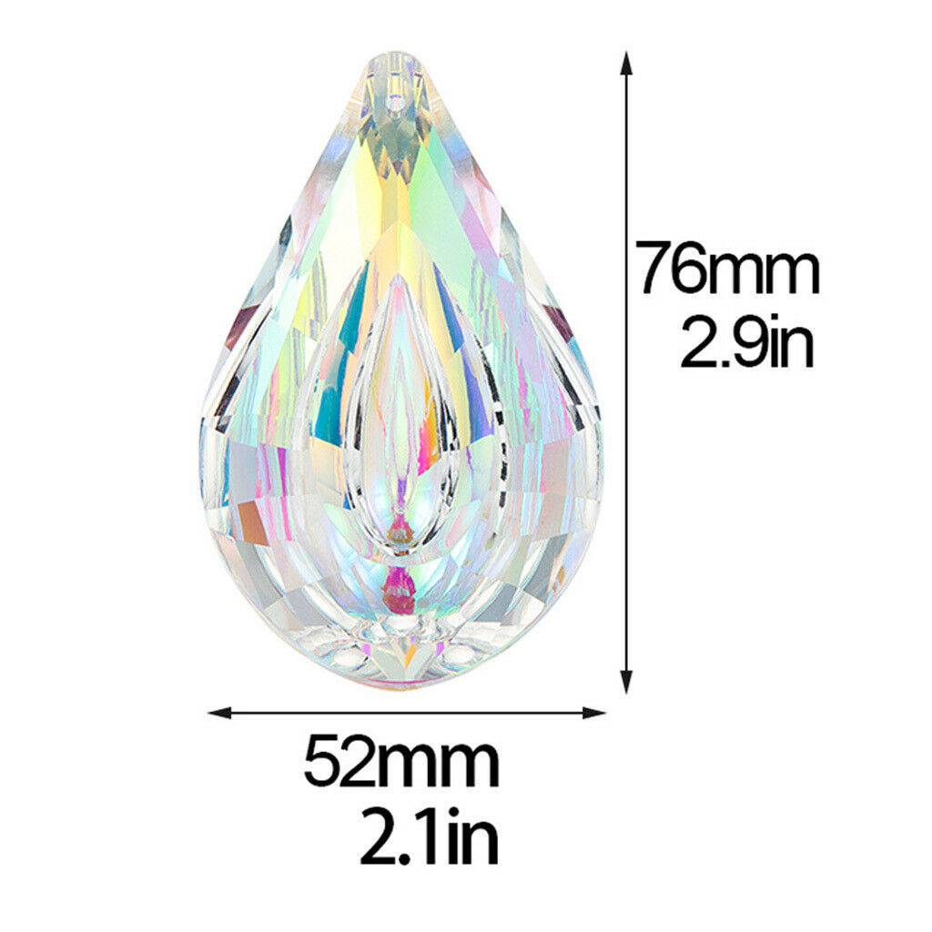 Clear Crystal Prism Ball Car Window Suncatcher Pendant Maker Feng Shui Parts