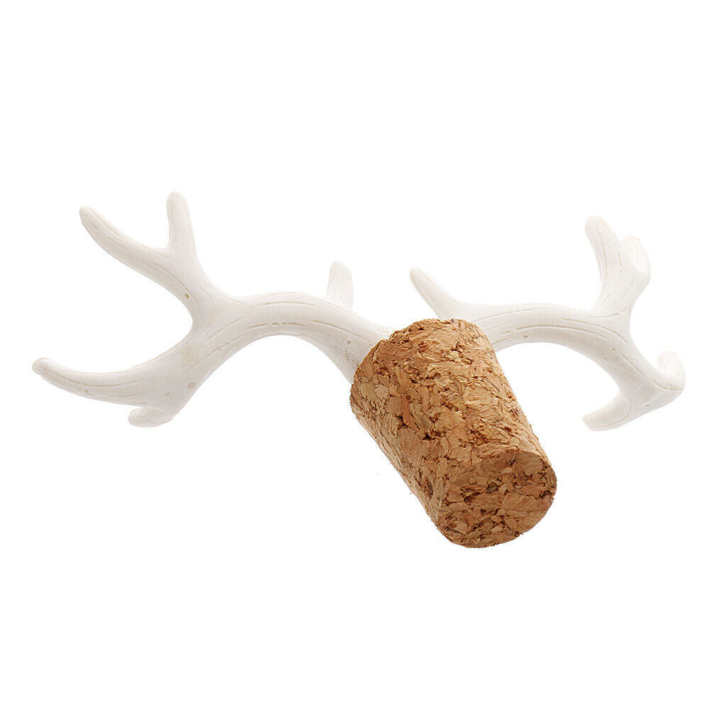 Deer Antler Christmas Red Wine Champagne Bottle Cork Stopper Party Supplies