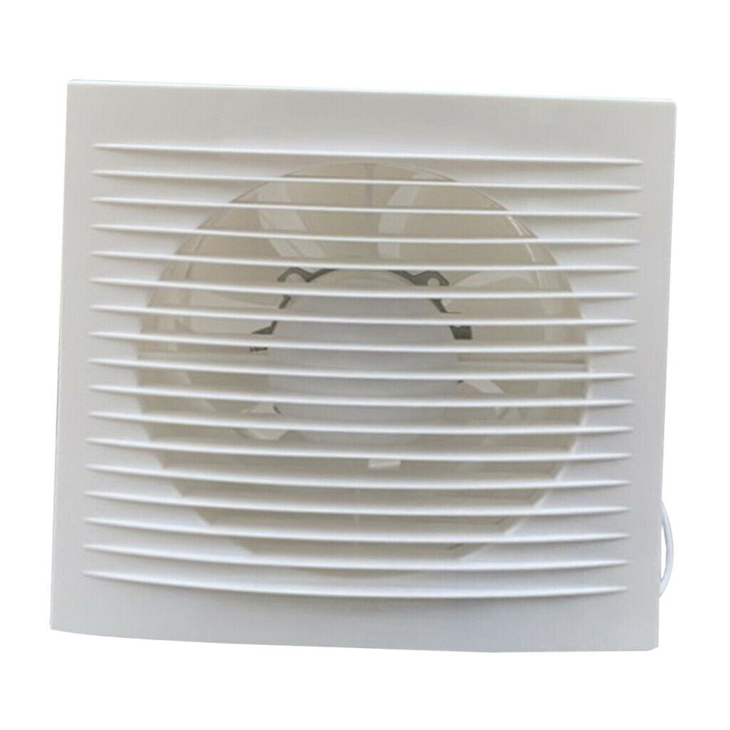Kitchen Toilet Exhaust Fan Window Air Ventilation Blower Booster White 4inch
