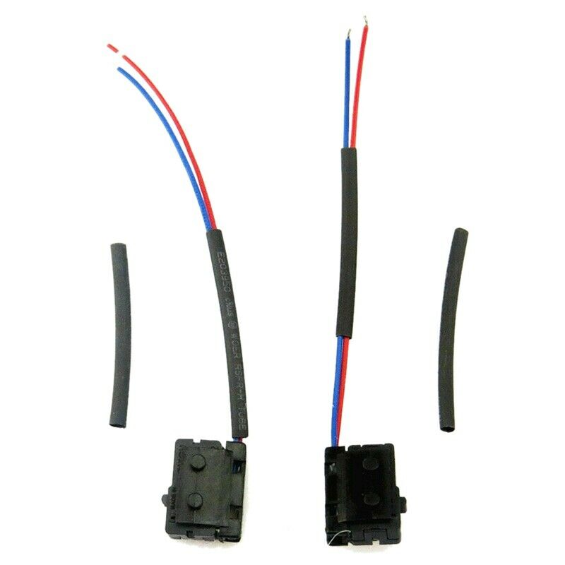 1Pair R&L Door Lock Mini Switch Wire Pipe Plug Car Door Lock Switch for PassatJ2