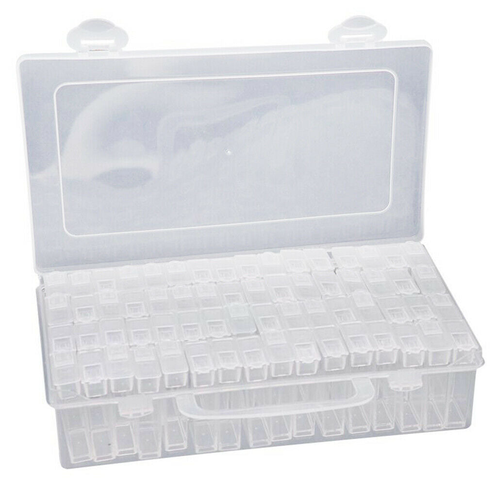 42Pcs 5D Diamond Painting Storage Box Drill Pen Embroidery Cross Stitch