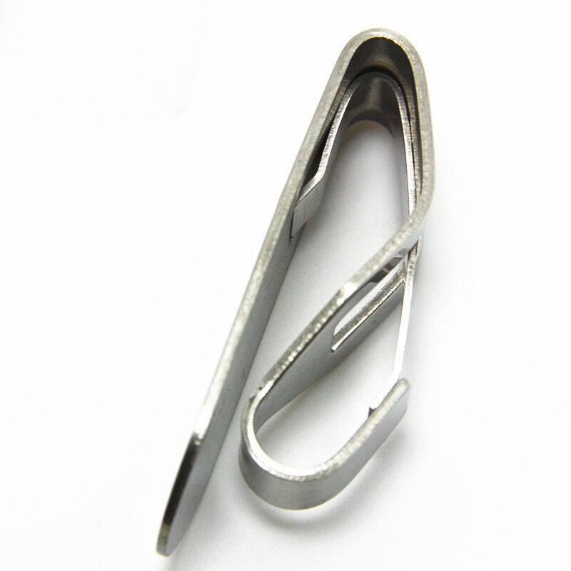 Clip on Belt Pants Buckle Hanging Oval Keyring Keychain Key Chain Ring Key Fob