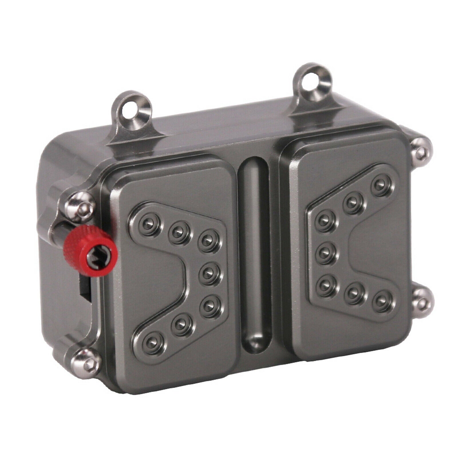 Metal ESC Receiver Box for Wrangler 90047 1/10 RC Buggy Replacement Upgrade
