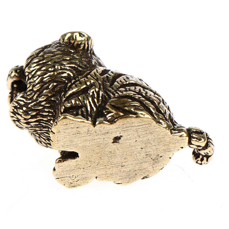 Brass Cartoon Little Tiger Keychain Pendant Zodiac Tiger Small PendantFCA