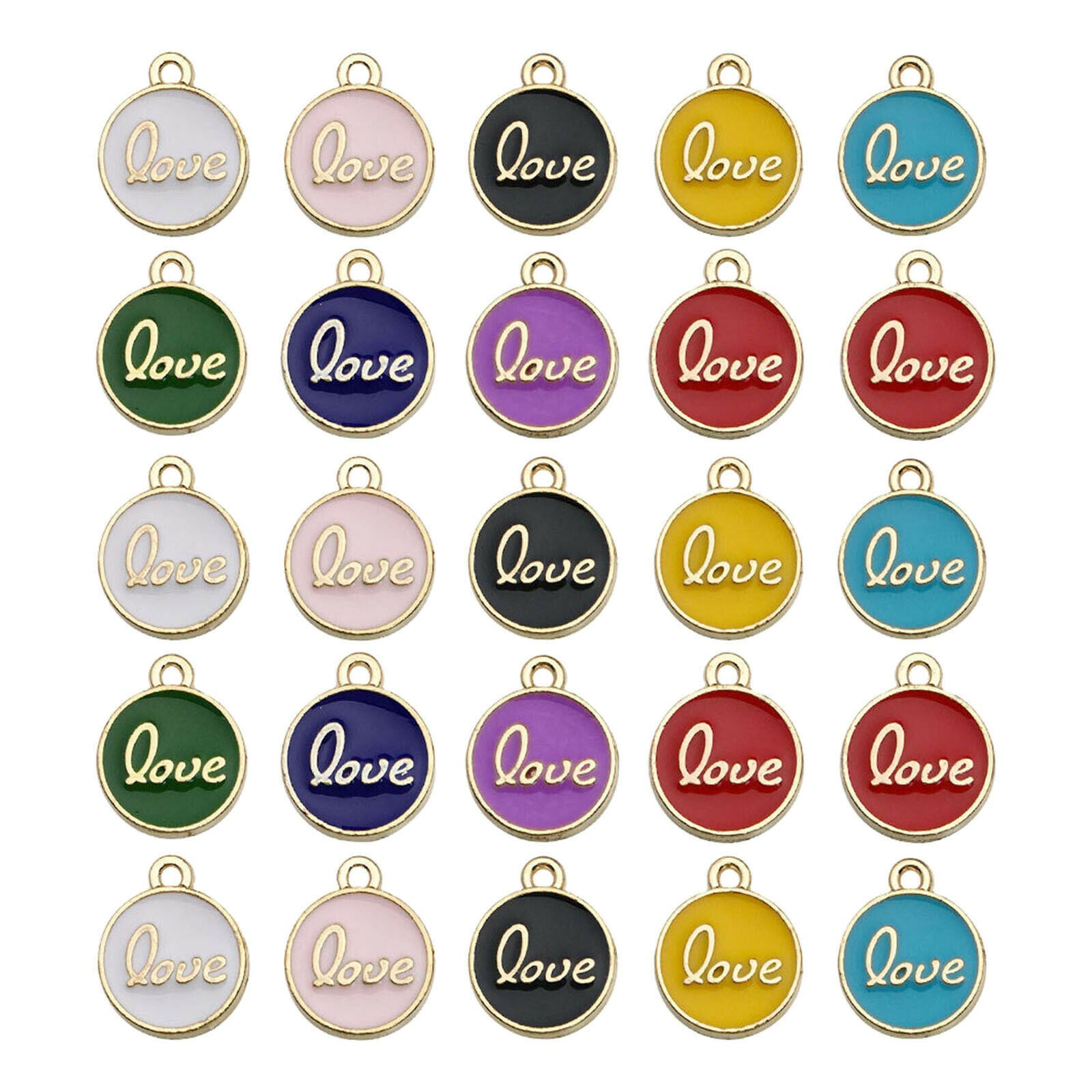 45 Alloy Charms Pendants Jewelry Making Necklace Mix DIY Craft Supplies