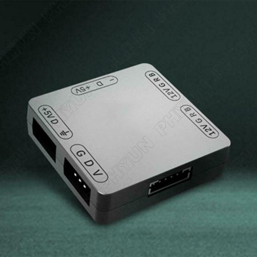 RGB Convertor Convert 3-pin (+5V) ARGB Fans to 4-pin (+12V) RGB Motherboard