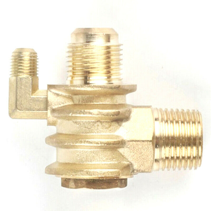 3-Port Check Valves One Way Male-Threaded Workshop Air Compressor 20*19*10mm SJ