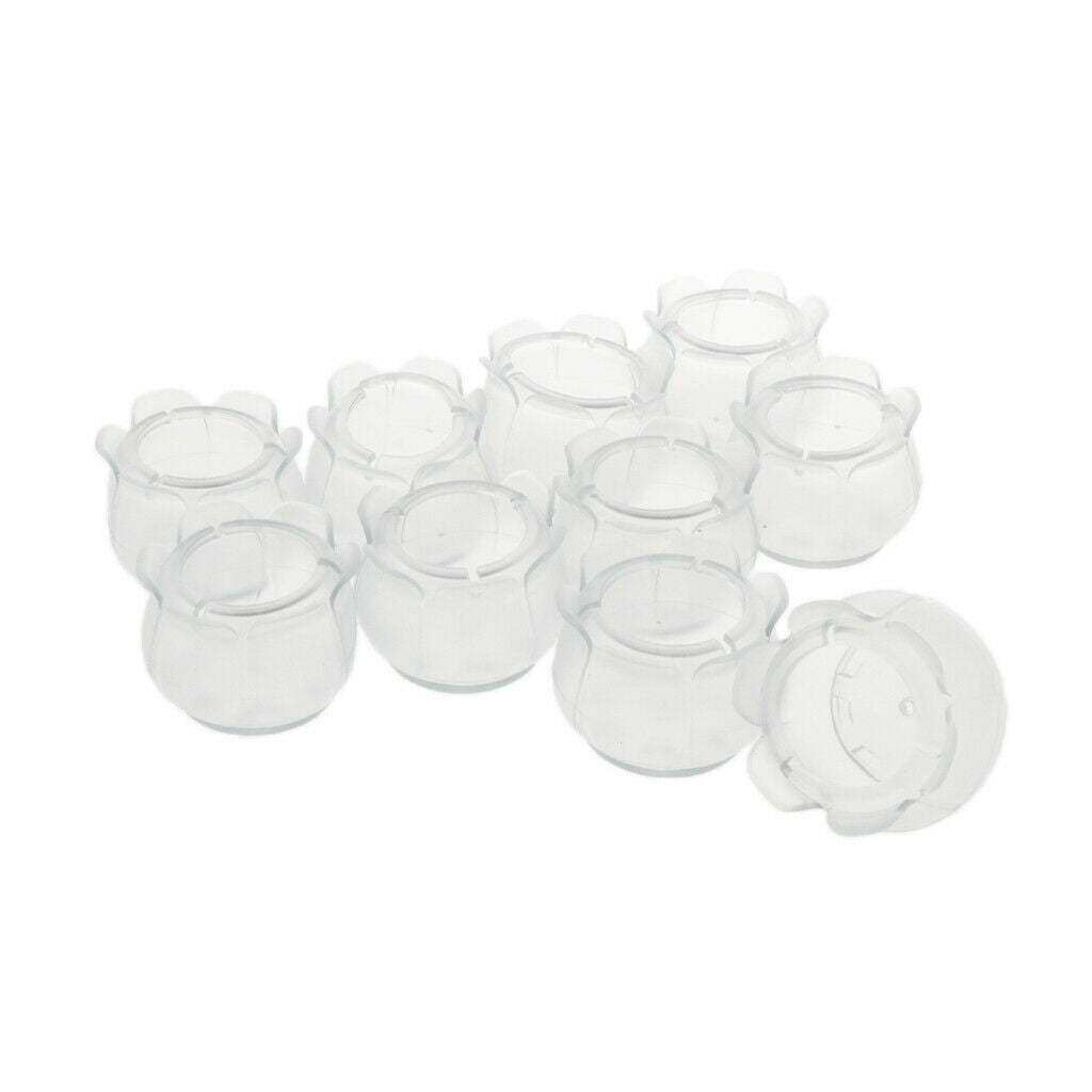 20pcs Chair Leg Wood Floor Protectors Chair Feet Glides Silicone Caps Tips