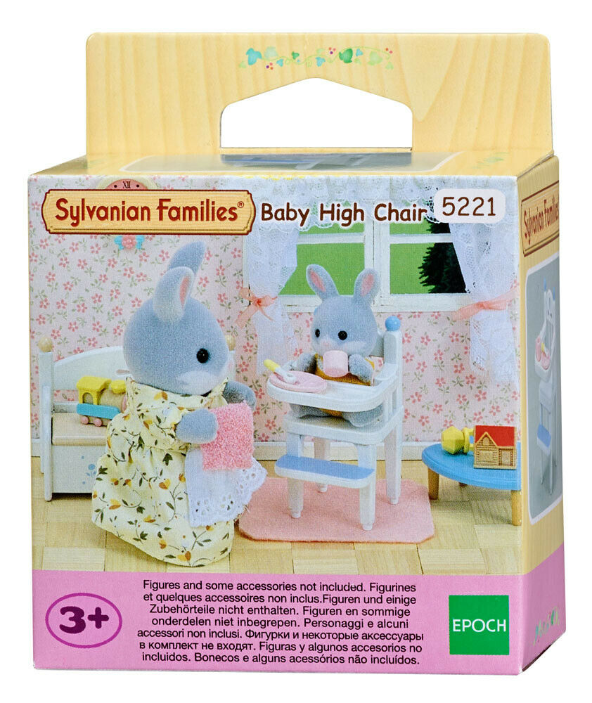 New! 5221 Sylvanian Families Baby High Chair & Accessories Children Girls Age 3+