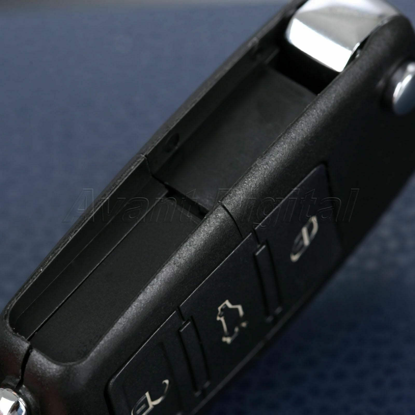 3 Buttons Folding Flip Car Remote Key Shell Case For  Golf Passat Polo Bora