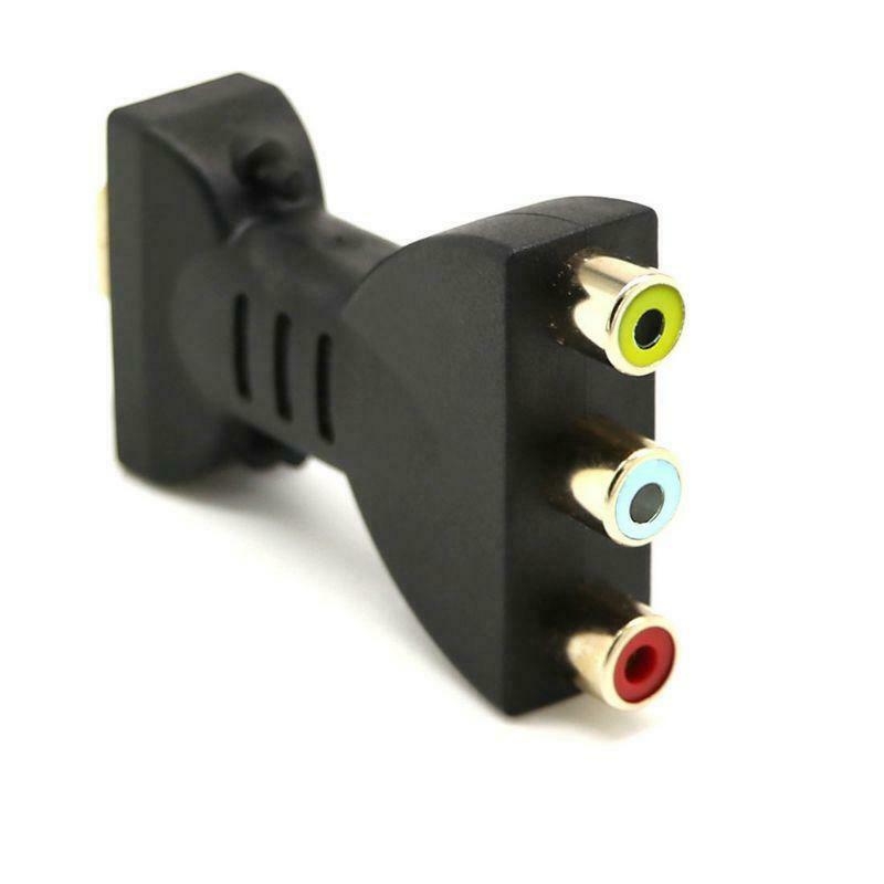 HDMI-compatible Male to 3 RCA Female Composite AV Audio Video Adapter Converter