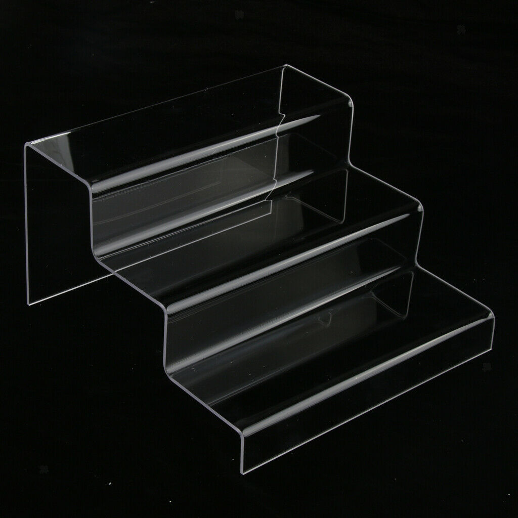 3Layer Sunglasses Organizer Display Rack Nail Polish Stand holder Clear 25cm