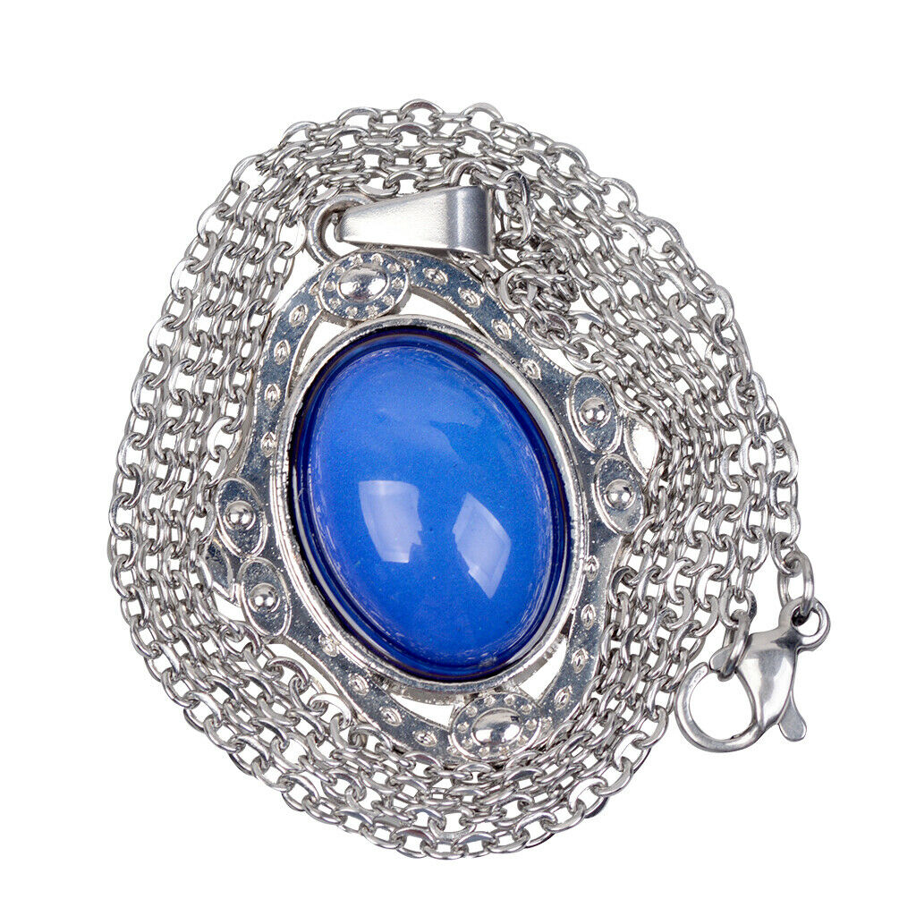 Prettyia Retro Style Mood Gem Ring Necklace Emotion Colour Change Adjustable
